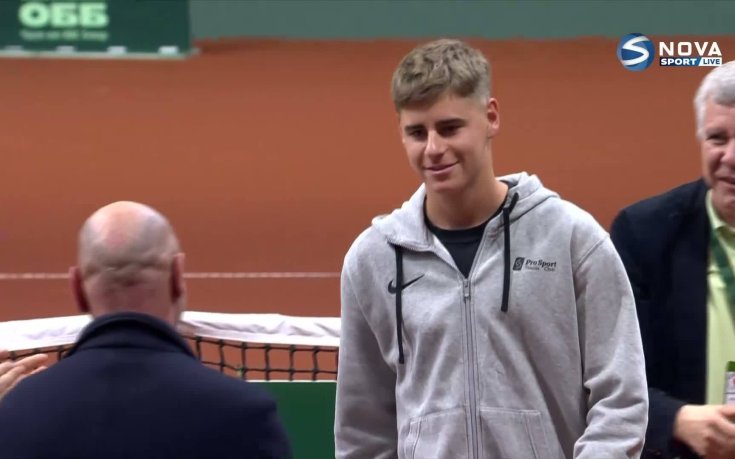 Отличие за Димитър Кисимов на Купа Дейвис (видео)