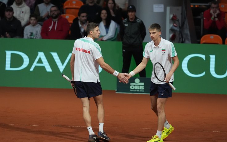Донски и Нестеров загубиха двойките: Белгия победи България за Купа Дейвис