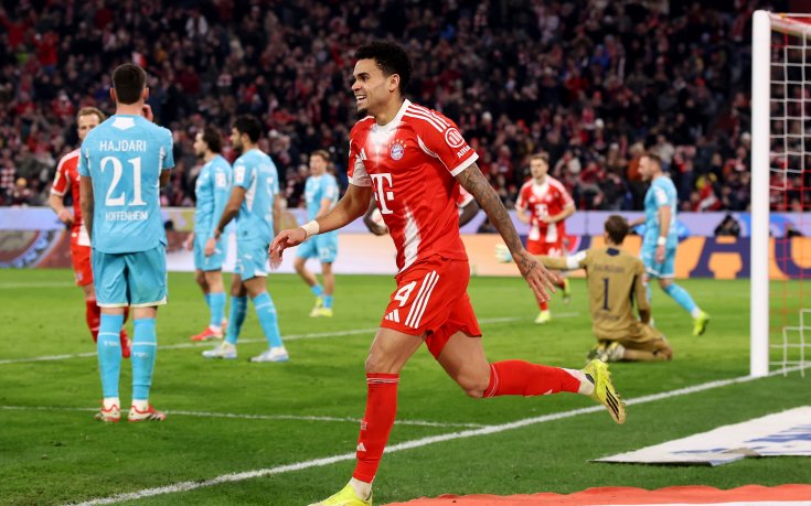 Петзвезден Байерн Мюнхен! Луис Диас направи на пух и прах Хофенхайм