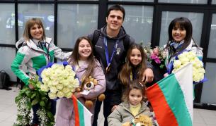 България посрещна Тервел Замфиров след бронза на Зимните олимпийски игри