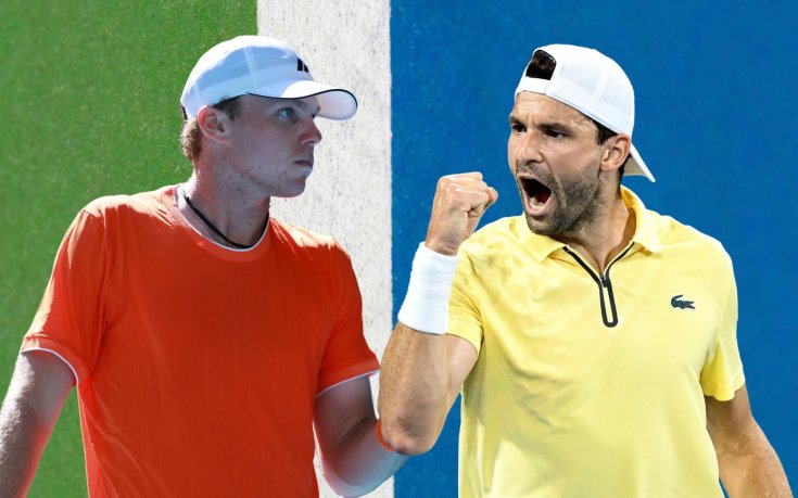 НА ЖИВО: Григор Димитров - Алекс Микълсън, равенство и физиотерапевт на корта