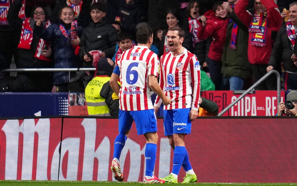 НА ЖИВО: Атлетико Мадрид - Брюж 1:1, Ордонес изравни