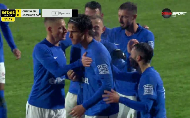 Спартак Варна поведе на Локо Сф с дебютен гол на Димо Кръстев