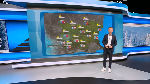 Прогноза за времето | Обедна емисия | 14 февруари 2026