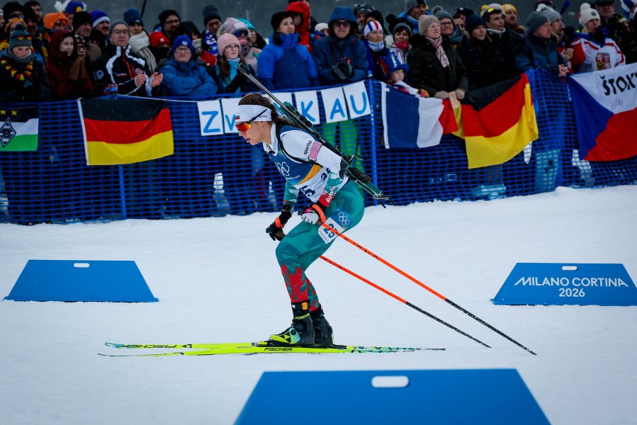 Биатлон спринт 7 5 км при жените на Зимните олимпийски1