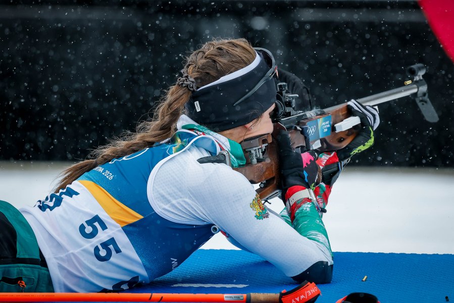 Биатлон спринт 7 5 км при жените на Зимните олимпийски1