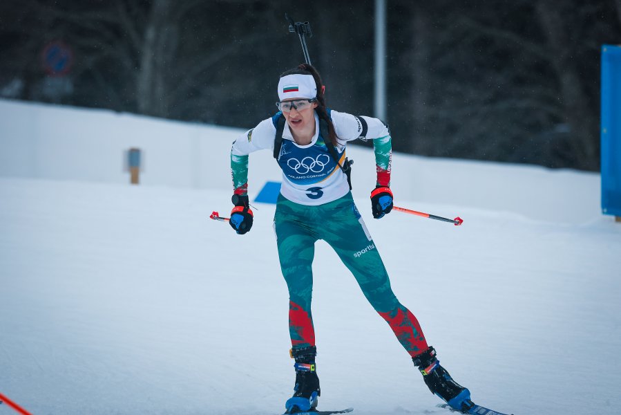 Биатлон спринт 7 5 км при жените на Зимните олимпийски1