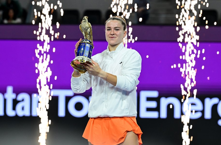 Каролина Мухова победи Виктория Мбоко и вдигна титлата в Доха1