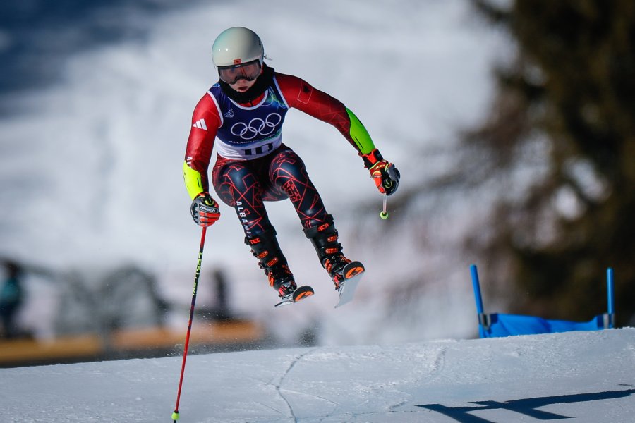 Гигантски слалом за жени с участието на Анина Цурбриген в1