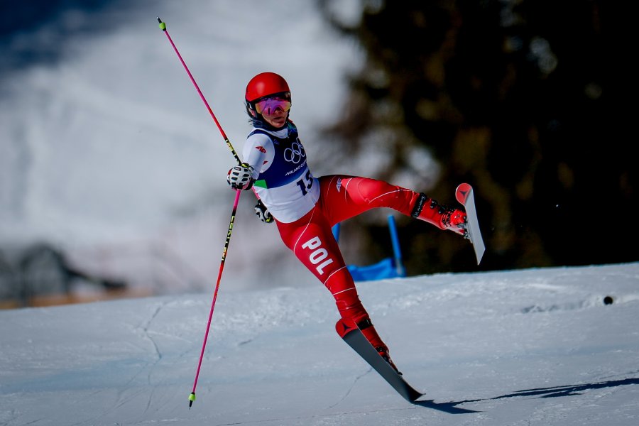 Гигантски слалом за жени с участието на Анина Цурбриген в1