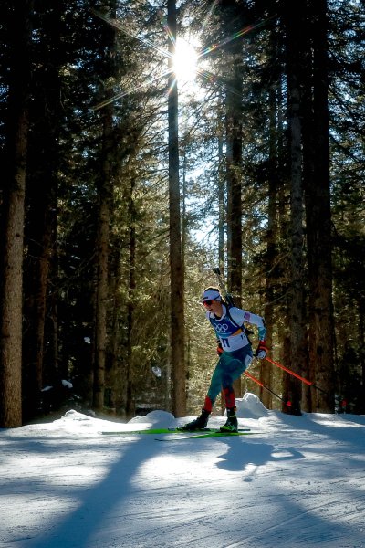 Преследване на 12 5 км в биатлона за жени с1