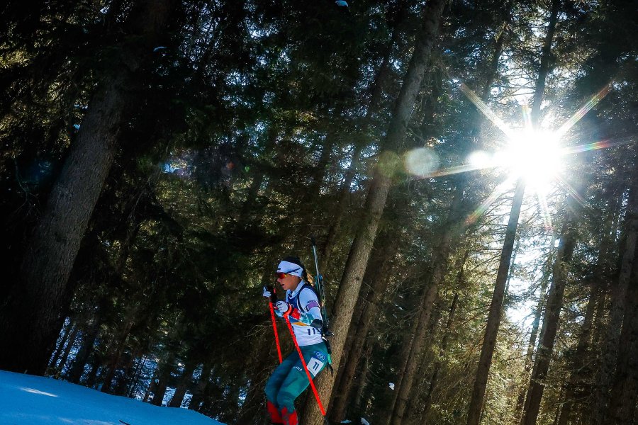 Преследване на 12 5 км в биатлона за жени с1