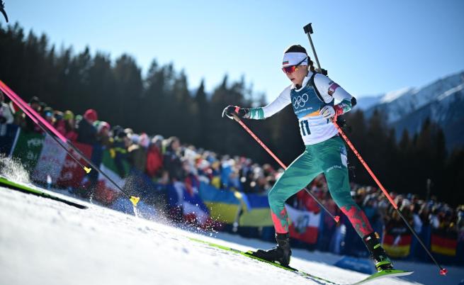 Лора Христова със 7-о място в биатлона на Олимпиада