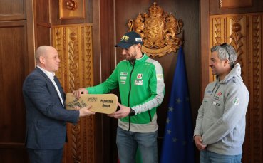 Кметът на Банско прие Радо Янков