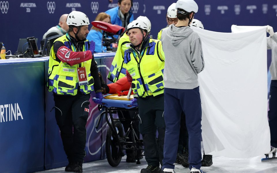 Много тежък инцидент беляза Милано-Кортина
