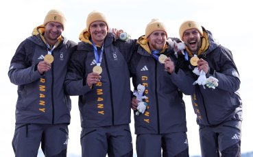 Йоханес Лохнер с първа олимпийска титла по бобслей за четворки, Германия с двойна победа