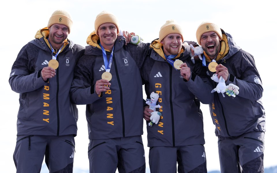 Йоханес Лохнер с първа олимпийска титла по бобслей за четворки, Германия с двойна победа
