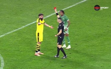 Ботев остана с човек по-малко веднага след гола