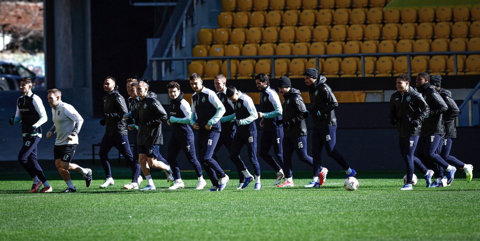 Първа тренировка на Алберто Салидо в Лудогорец1