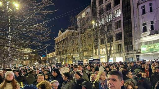 Протест срещу Сарафов пред Съдебната палата в София