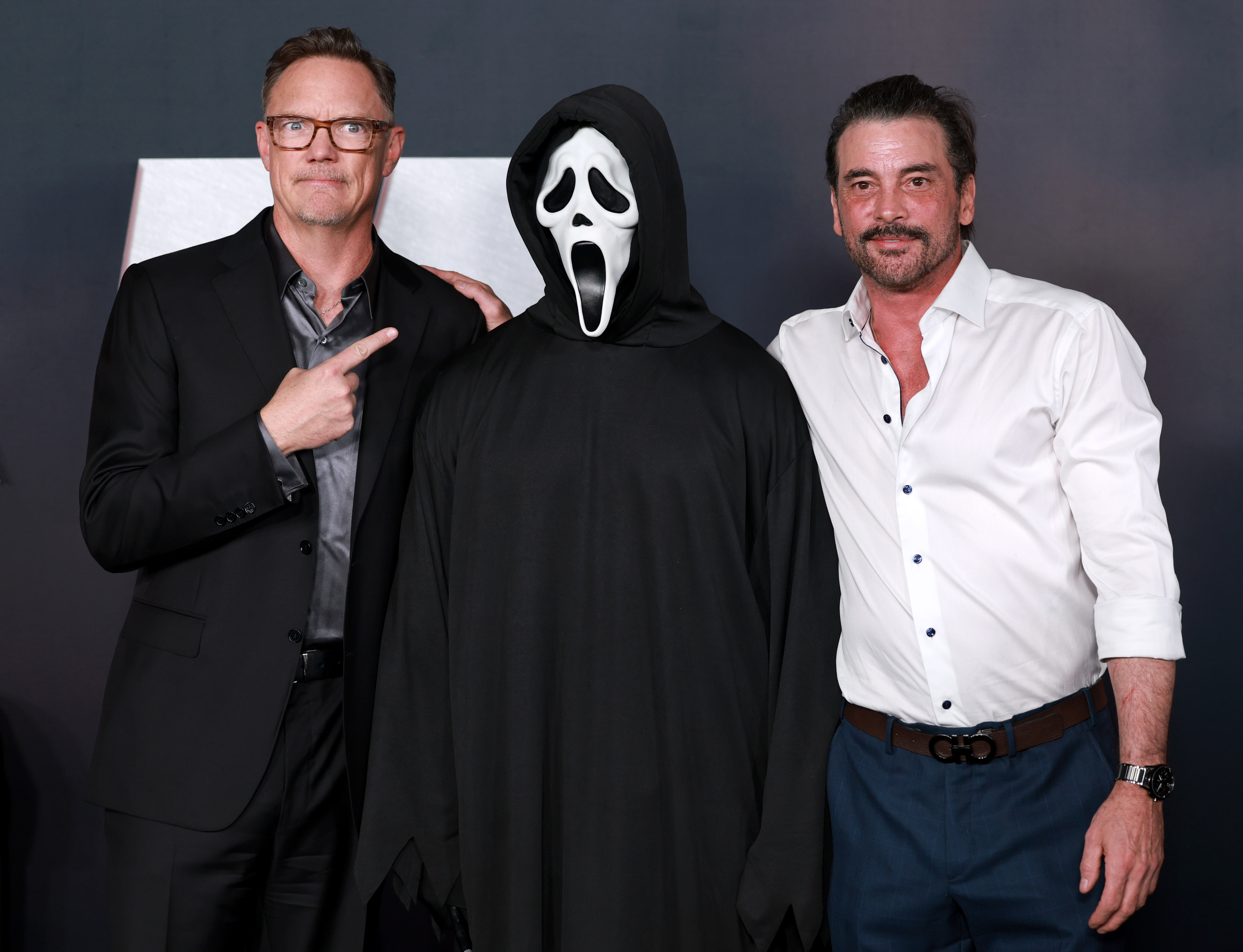 <p>Звездите на премиерата на хоръра &bdquo;Писък 7&ldquo; в Paramount Studios.</p>