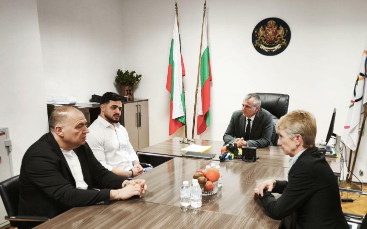 Карлос Насар се срещна министъра на спорта