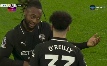 Семеньо се разписа за Сити срещу Лийдс в самия край на първата част