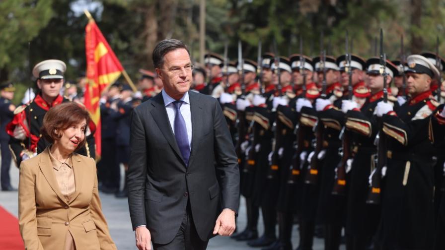 Рюте в Скопие: Северна Македония е верен съюзник