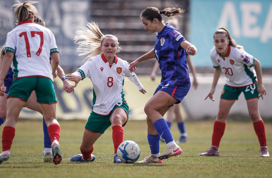 България Хърватия женски футбол1