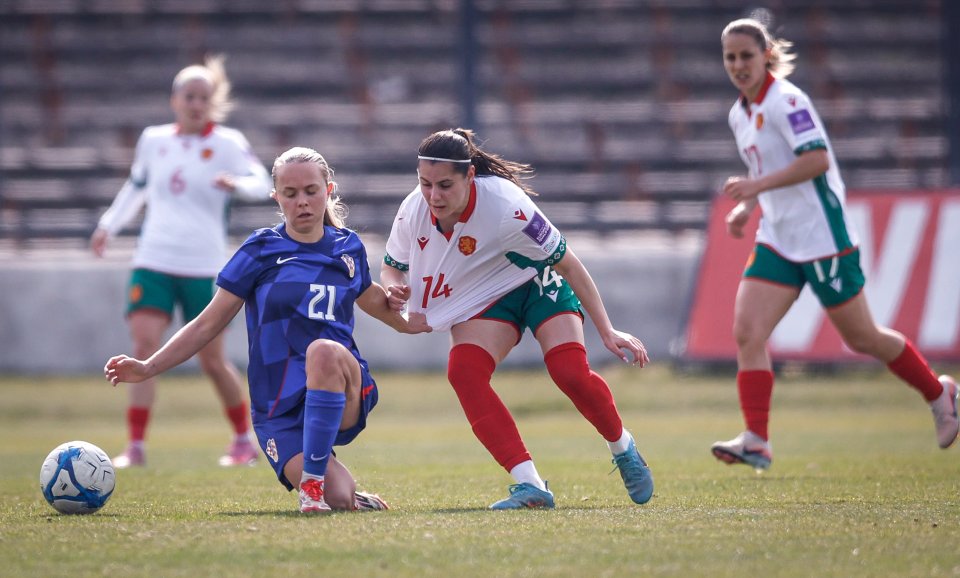 България Хърватия женски футбол1