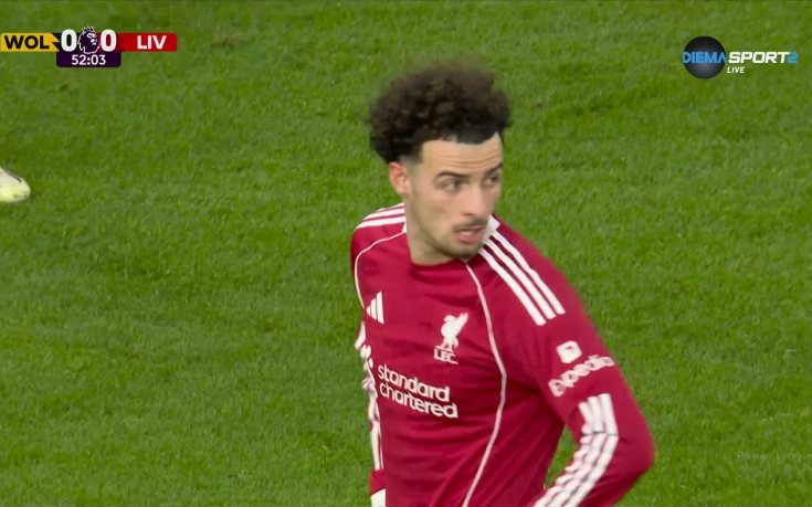 Грандиозен пропуск от Ливърпул срещу Уулвърхемптън (видео)