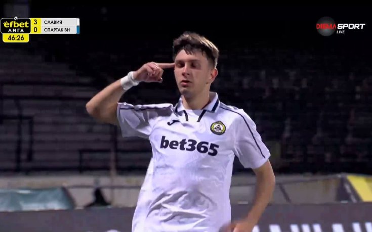 Кристиян Балов направи резултата класически срещу Спартак Варна (видео)