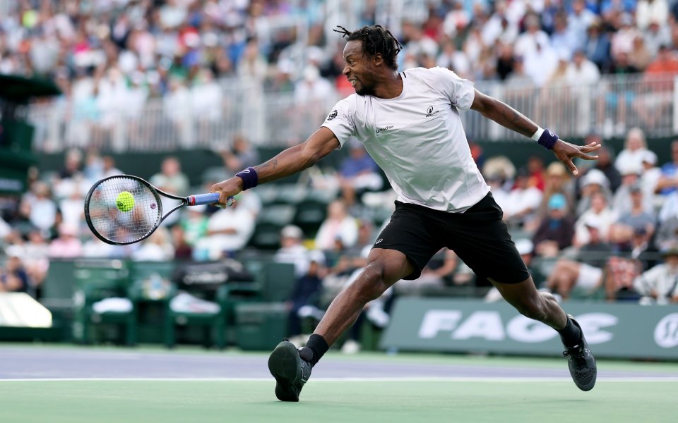 Гаел Монфис изигра последния си мач в Индиън Уелс