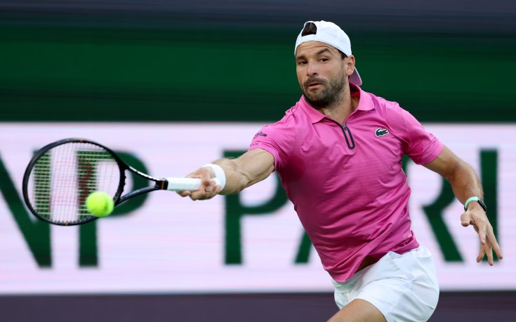 Стана ясно кога Григор излиза на корта в амфитеатъра в Ним