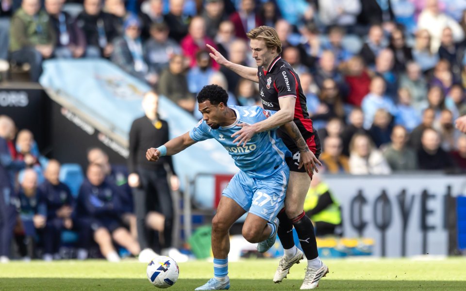 Ковънтри Сити - Саутхемптън 1:2 / Чемпиъншип, 38-ми кръг, 14.03.2026 г.