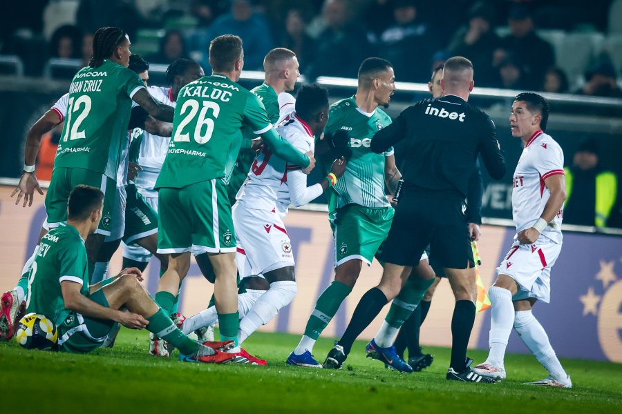 Масово спречкване между играчите на Лудогорец и ЦСКА1