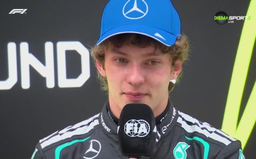 Кими Антонели избухна в сълзи след първата си победа (ВИДЕО)