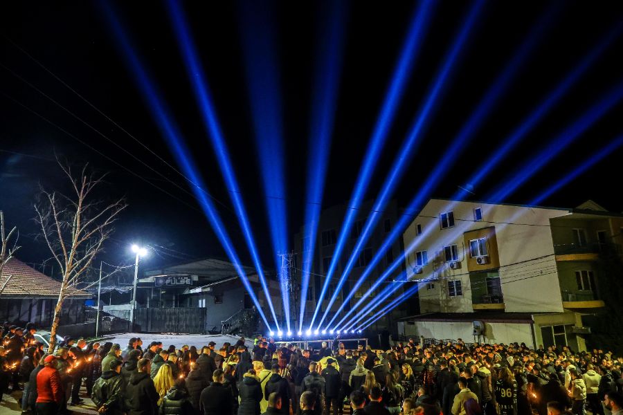 <p>Година след трагедията в дискотека "Пулс" в Кочани.</p>