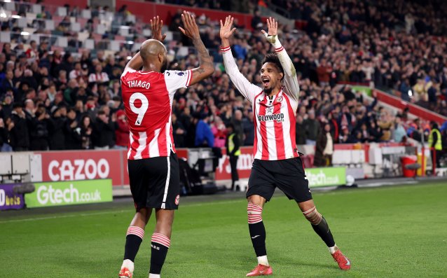 Игор Тиаго отново се разписа, но Уулвърхемптън не се даде на Брентфорд