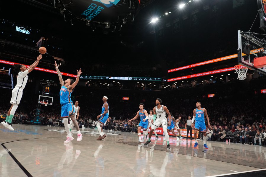 Бруклин Нетс Оклахома Сити Тъндър1