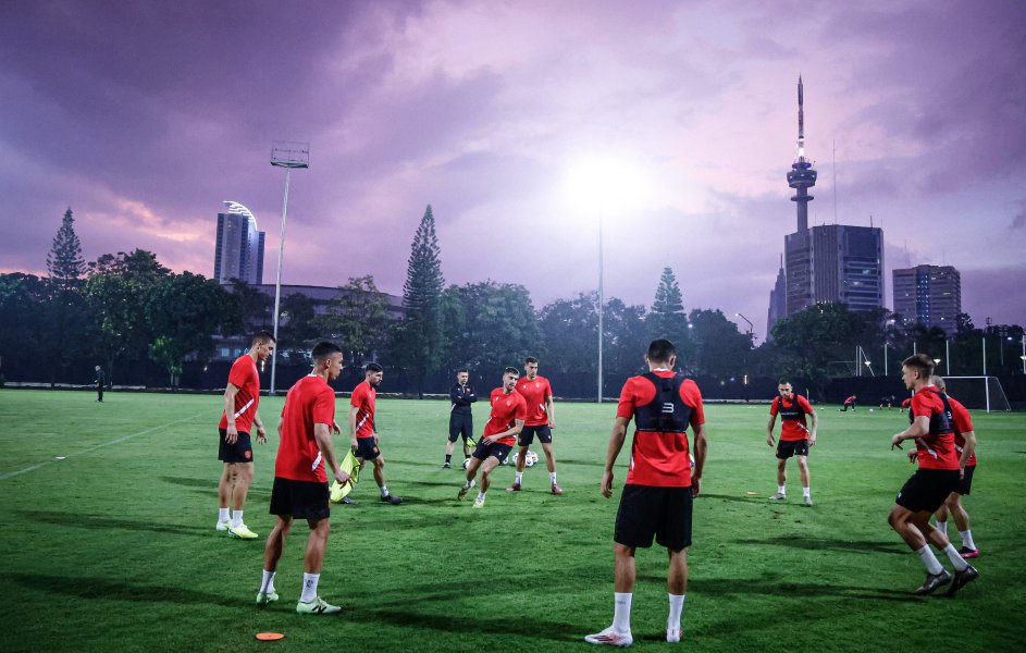 Тренировка на националите в Джакарта1