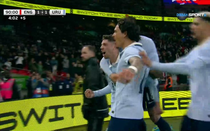Англия - Уругвай 1:1 /репортаж/