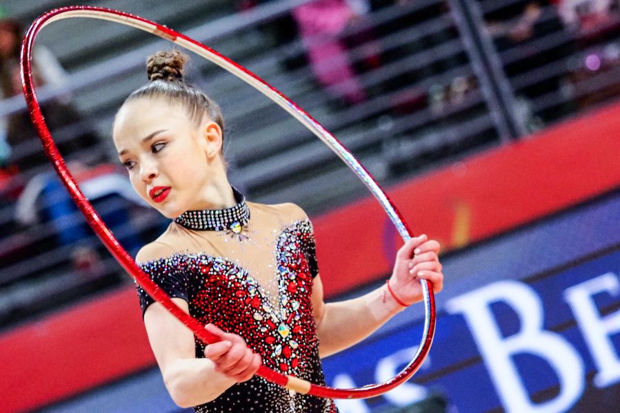 <p>Финалите на отделните уреди на Световната купа по художествена гимнастика.</p>