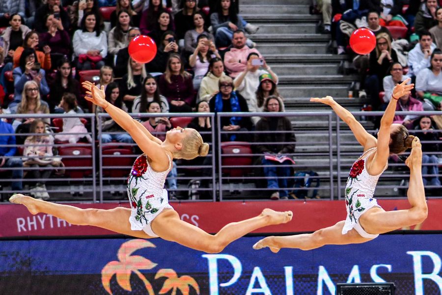 <p>Финалите на отделните уреди на Световната купа по художествена гимнастика.</p>
