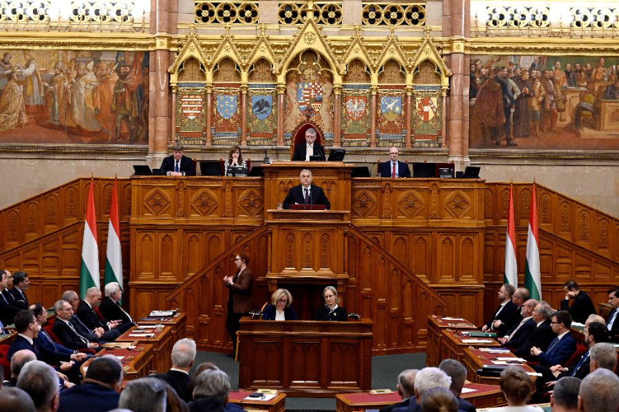 <p>"Дунавският диктатор" Виктор Орбан.</p>