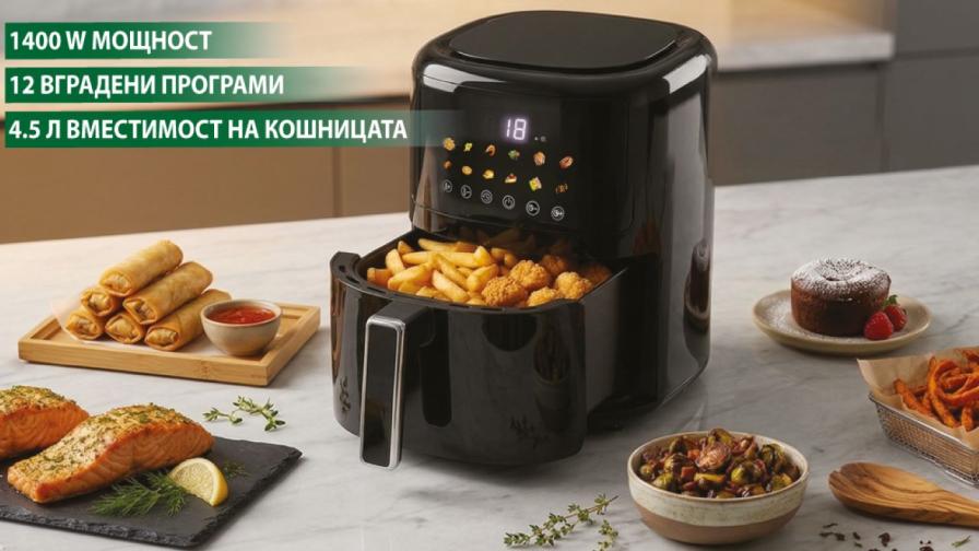 По-здравословно готвене за празничната трапеза с компактен дигитален фрайър