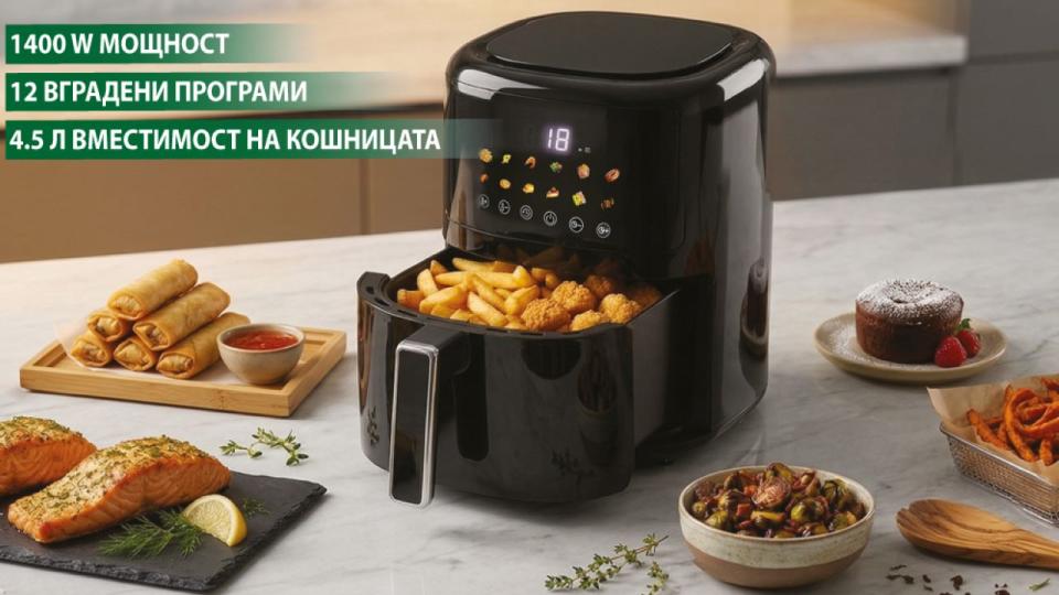По-здравословно готвене за празничната трапеза с компактен дигитален фрайър