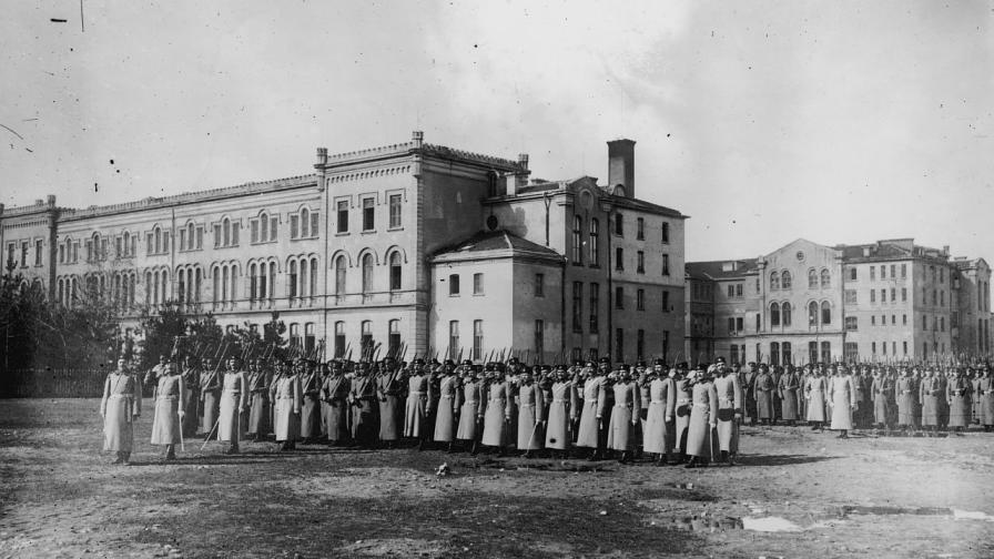 Кадър от София от 1912 г.