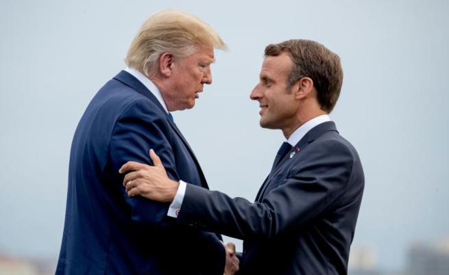 Тръмп се подигра на Еманюел и Брижит Макрон