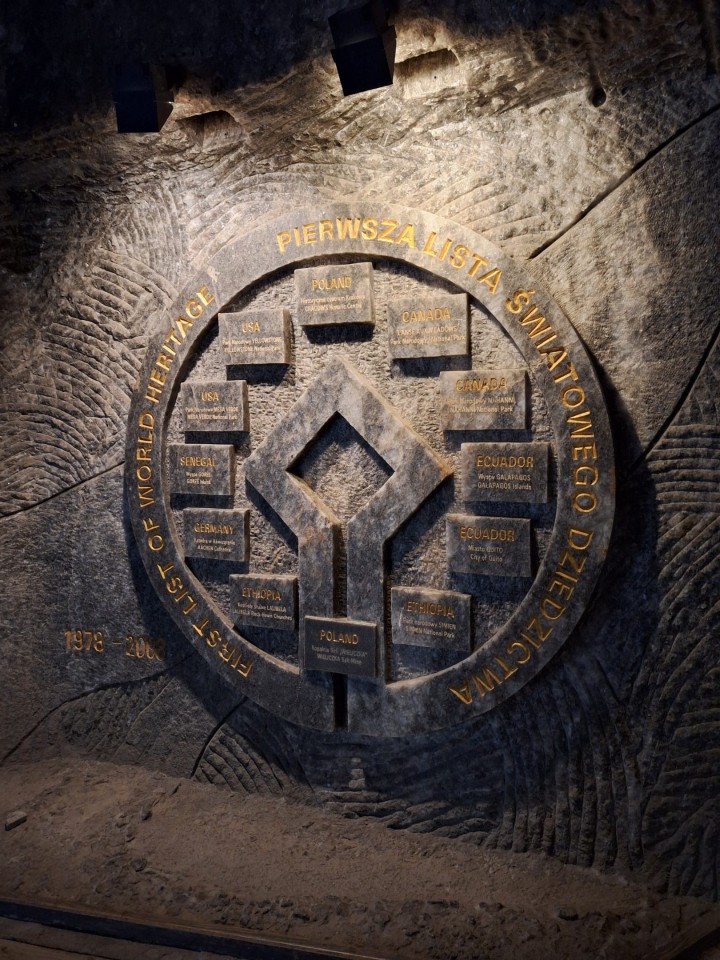 <p>Солната мина Величка край Краков, действала от XIII в. до 1996 г. , е уникален подземен град от сол в списъка на ЮНЕСКО. С над 300 км тунели и изящни параклиси , тя днес е прочута туристическа дестинация и лечебен санаториум.</p>